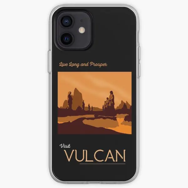 Vulcan Travel Poster Iphone Tough Case  Phone Case Customizable for iPhone 11 12 13 14 Pro Max Mini 6 6S 7 8 Plus X XS XR Max