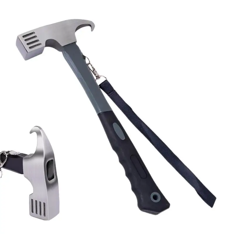 

Stake Hammer Camp Mallet Multifunctional Mallet Tool With Puller Survival Gear For Ground Peg Installation Climbing Hiking