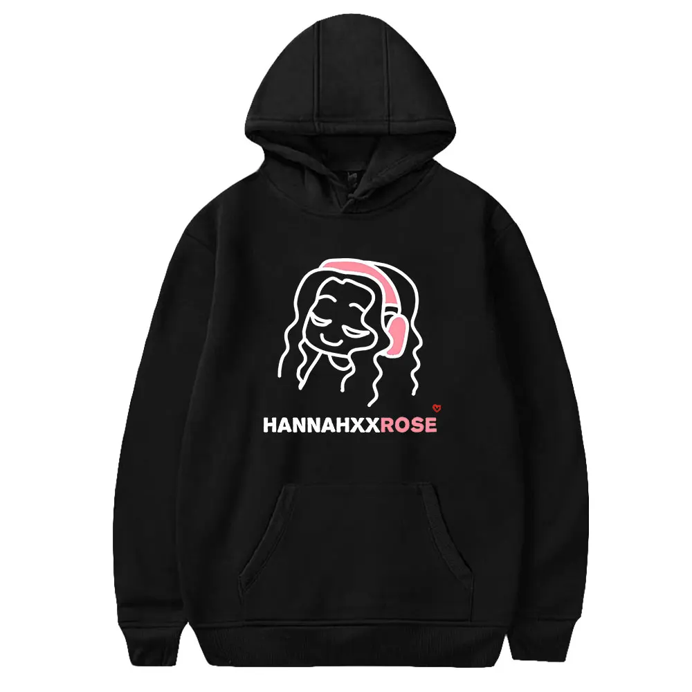 

Hannahxxrose Merch Dream SMP Long Sleeve Women Men Hooded Sweatshirt Harajuku Streetwear Fashion Clothes