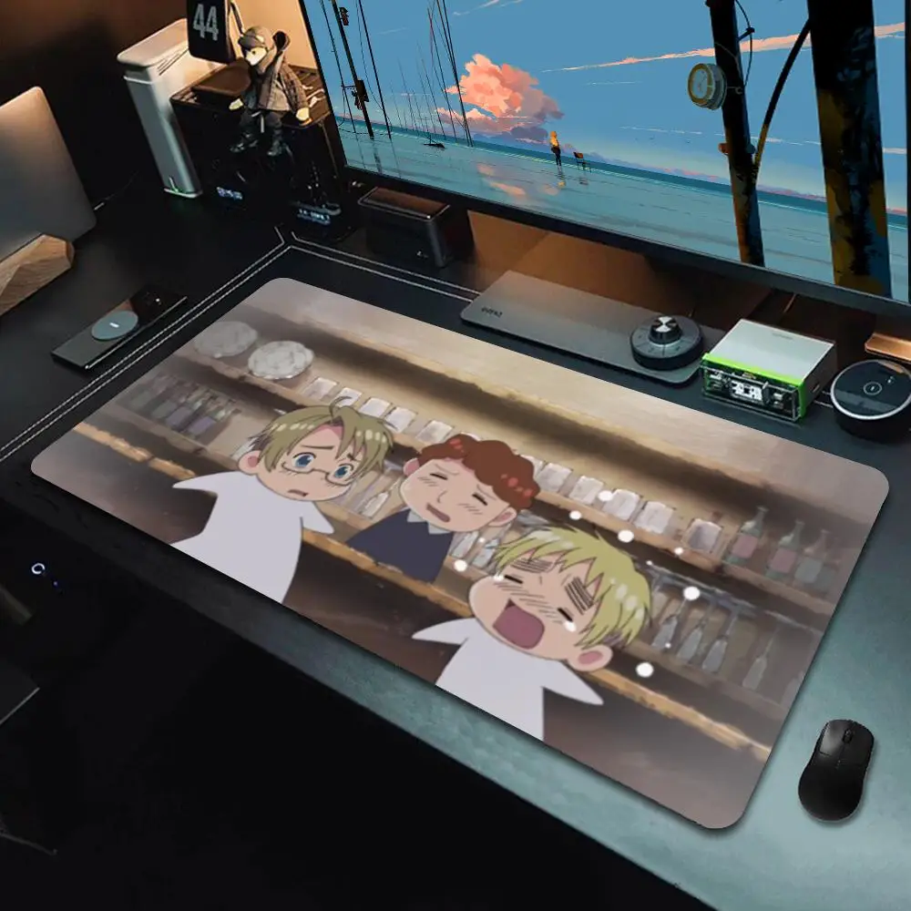 Mouse Pad His English anime 900x400mm Laptop Computer Japan AnimeOffices Custom Made Mouse Pad Gaming Mouse PC Accessories pad