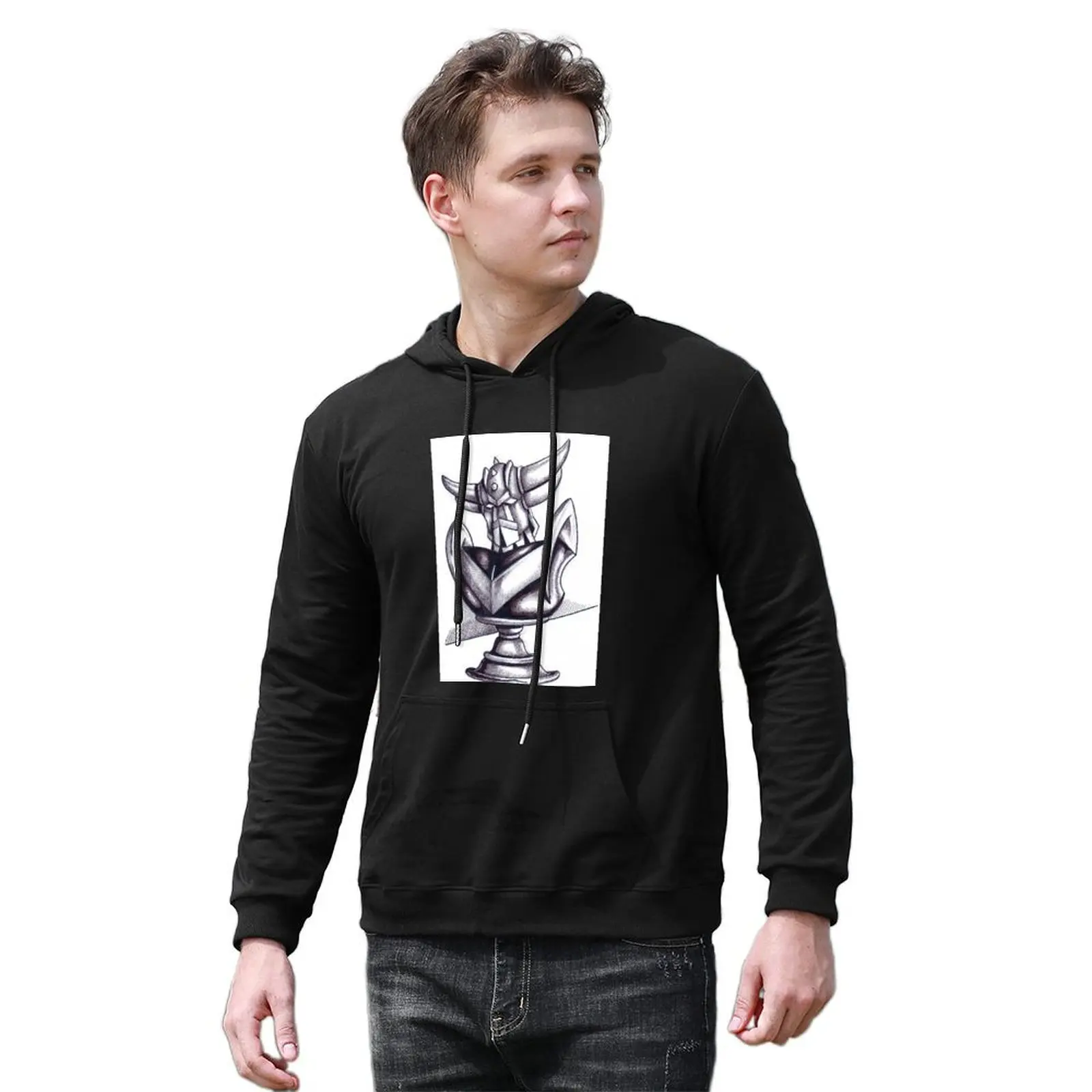 Pion Goldorak 80's Pullover Hoodie męska odzież jesienna jesień nowe produkty męskie bluzy z kapturem