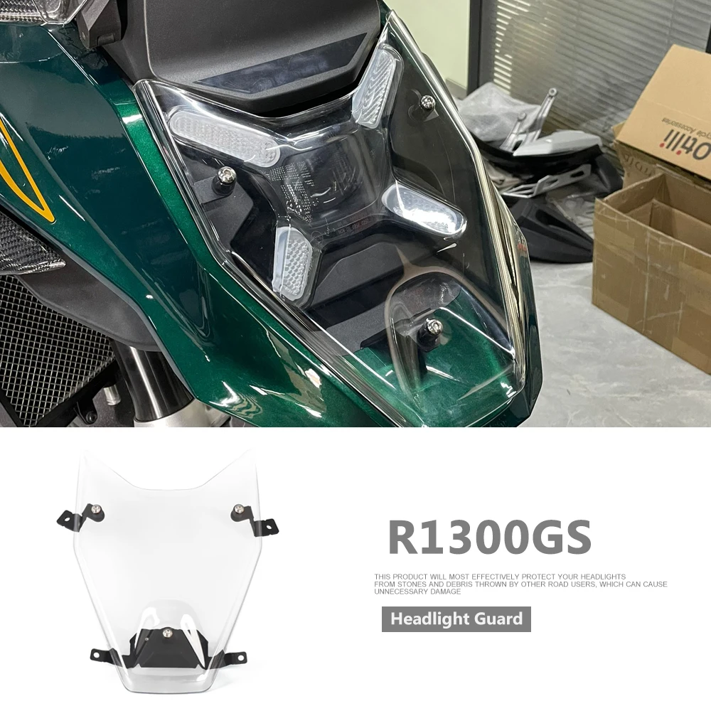 

R1300GS R 1300 GS Motorcycle Headlight Protector Light Cover Protective Guard For BMW R1300 GS 2023-2025 2024 Head Light Cover