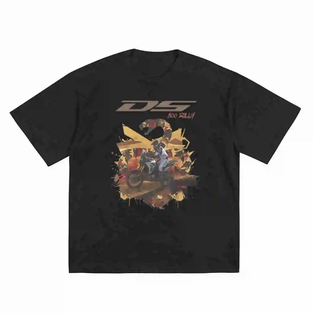 Voge DS800 Rally Motorcycle Biker Short Sleeve Tee 100% Cotton T-Shirt