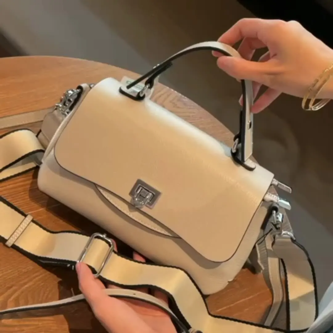 Echt Leer Vrouwen Tassen Mode Dames Casual Handtassen Zachte Koe Lederen Veelzijdige Een Schouder Messenger Bag Hoge Kwaliteit