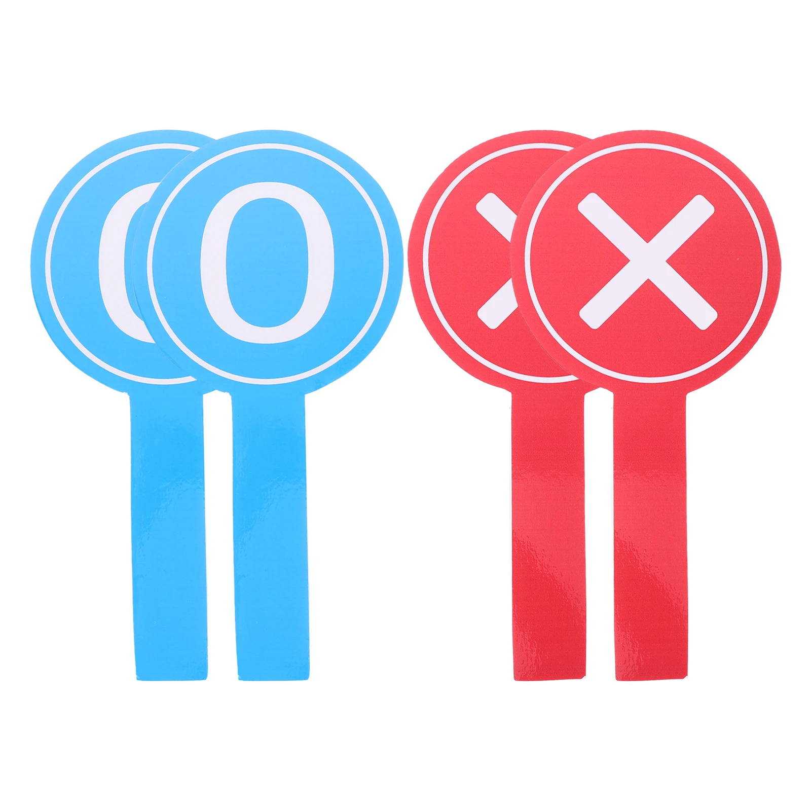 

4 Pcs H held Score Boards Voting Paddles Classroom Auctions Thumb Up Down Yes No Teaching Equipment Foam Number Signs Portable