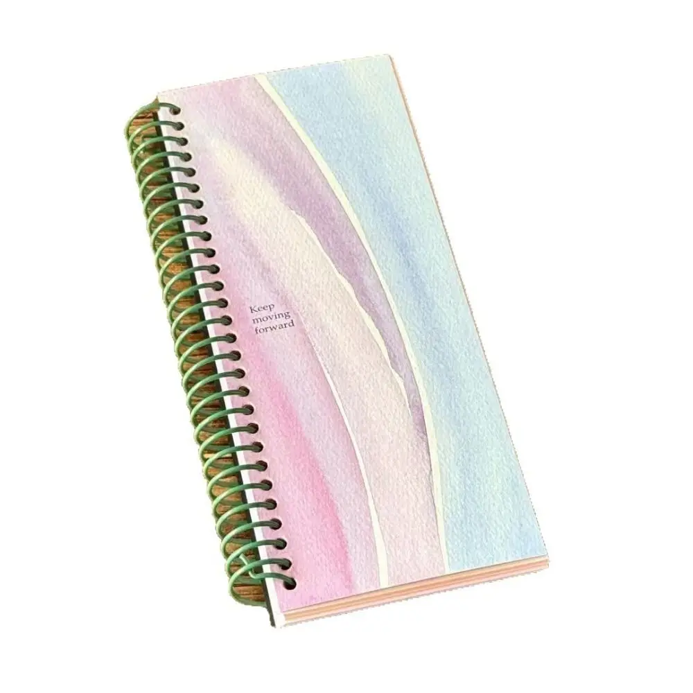 สมุดโน้ตแบบมีสันหลากสีสัน ปกแข็ง หน้ากระดาษเปล่า ใช้เป็นสมุดบันทึก วางแผนงาน รายการสิ่งที่ต้องทำ สมุดจดบันทึก ของขวัญ