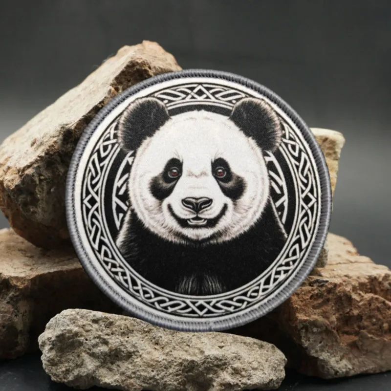 2026 Neuer taktischer Panda-Patch, militärisches Moralabzeichen, Armband, für Kleidung, Hut, Rucksack, taktische Ausrüstung
