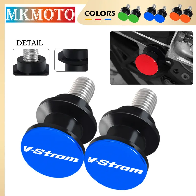 

Motorcycle M8 CNC Swingarm Spools Sliders Stand Screws Protector For V-STROM 650 V-Strom650 DL650 V STROM 250 650 1000 1050 XT