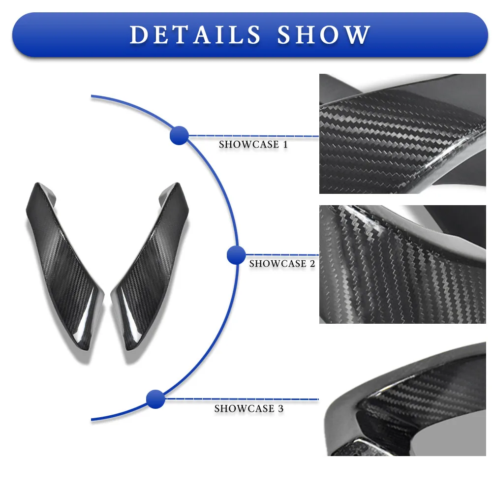 Carbon Fiber Directing Airflow Fairing Kit For YAMAHA YZF-R1 YZF-R1M 2020 - 2024 YZF R1 R1M Accessories Fixed Wing Aerodynamics