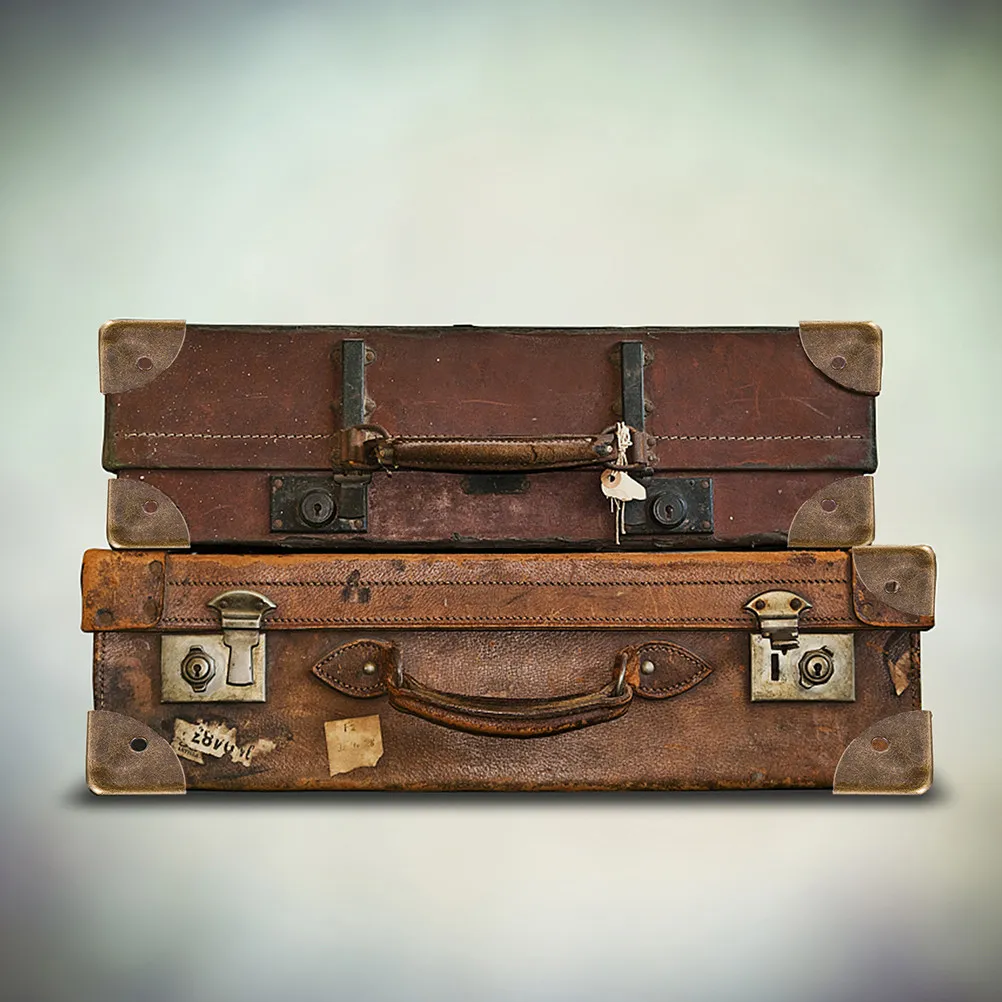 

20Pcs Vintage Box Corner Guard Retro Iron Wooden Box Protector Jewelry Case Safety Guard Furniture Corner Protection Decorative