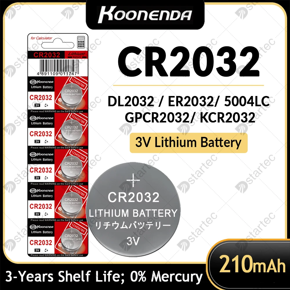 NEW Original CR2032 CR 2032 3V Lithium Battery For Watch Calculator Clock Remote Control Toys 5004LC DL2032 Button Coins Cell