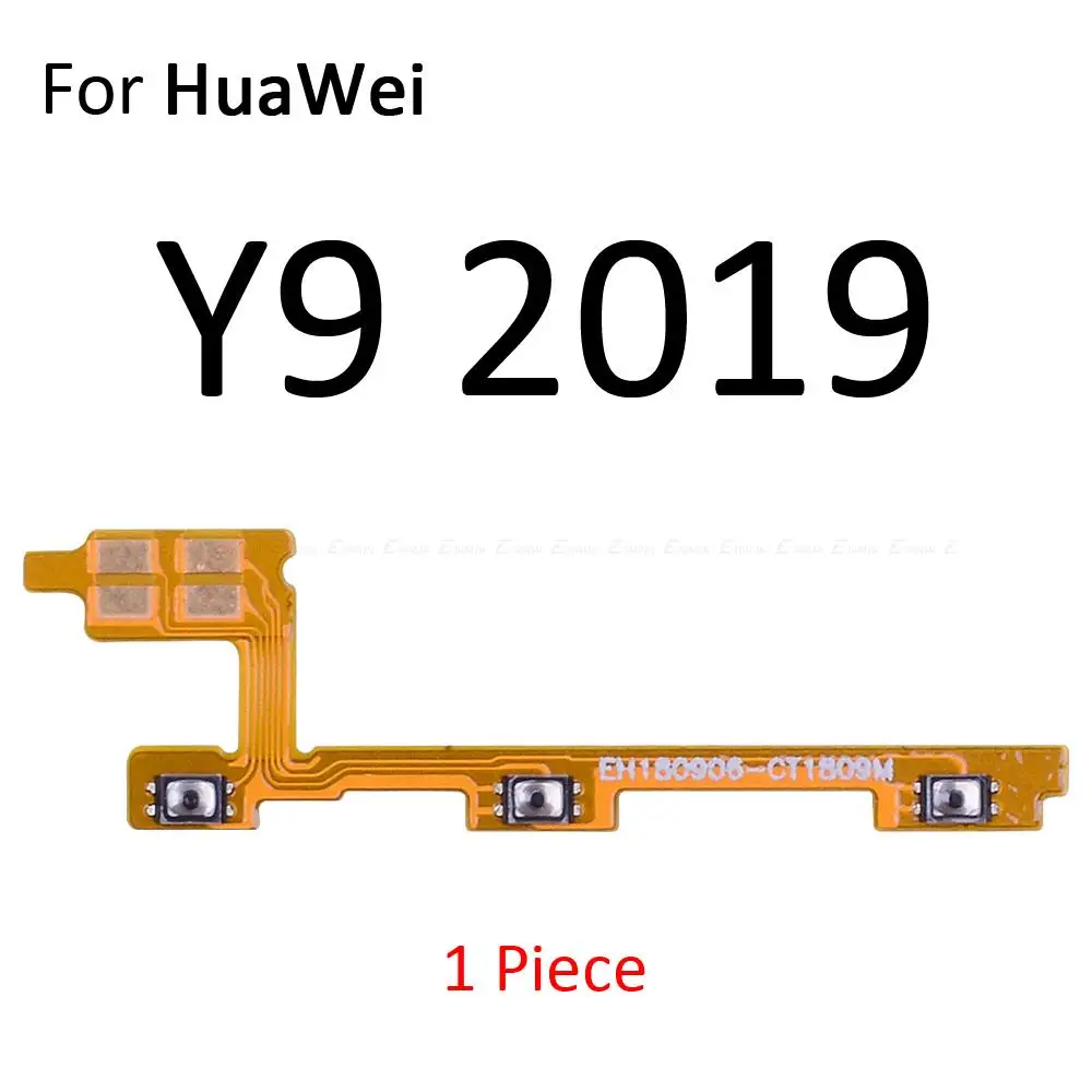 Mute Switch Power Key Part For HuaWei Y9 Y7 Y6 Pro Y5 Prime Lite GR5 2017 2018 2019 ON OFF Volume Button Control Flex Cable