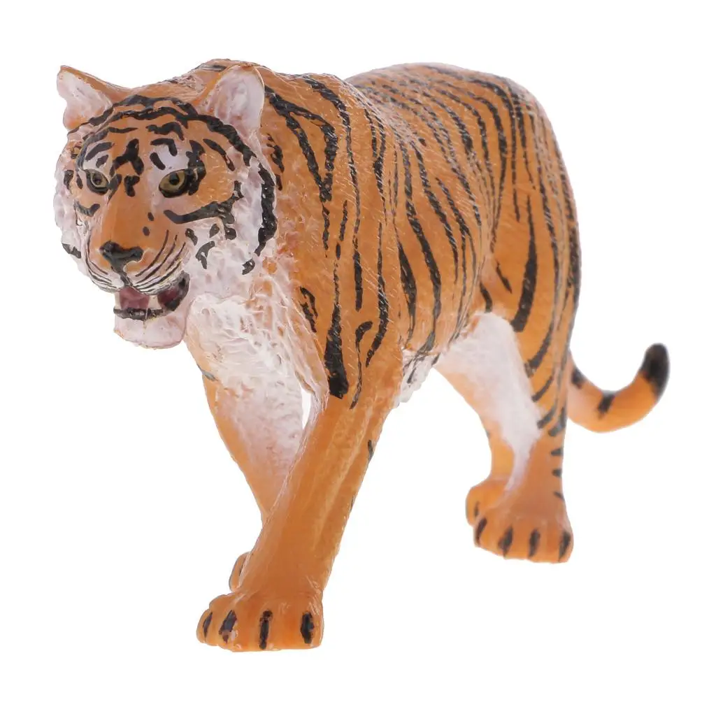 Mainan edukasi anak-anak Action Figure Model hewan realistis-Harimau Siberia