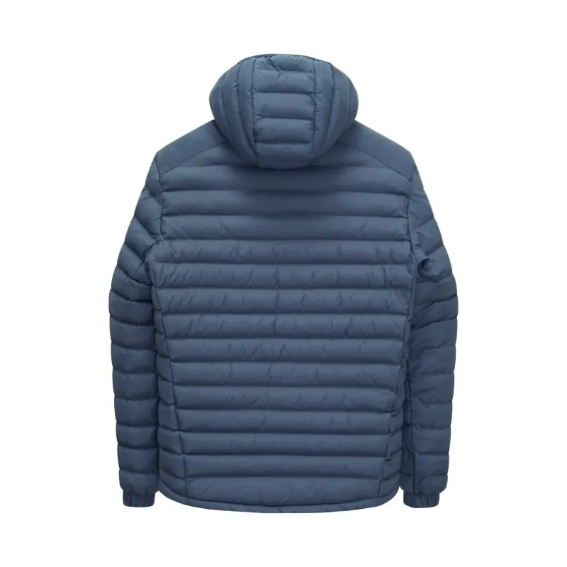 LEOSOXS Lightweight Solid Cotton Padded Coat Men Women Warm Thicken Hooded Jacket Outdoor Casual Winter