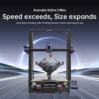 Anycubic Kobra 2 Max 3D Printer Max. Speed 500mm/s Support Remote Control and APP Auto Leveling Printing Platform 420x420x500mm