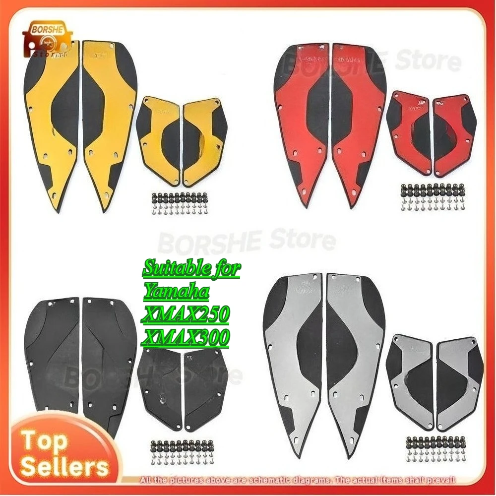 

Suitable for Yamaha XMAX250 XMAX300 Motorcycle Modification Accessories Foot Pegs Aluminum Non Slip Footrest