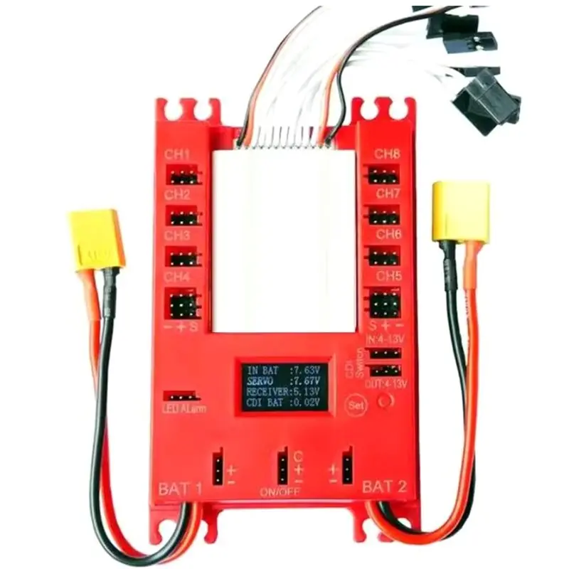 Mini Servo Section Board Rccskj 4104 Mini Power DP Pro With BEC / CDI Flameout Switch-ABIU