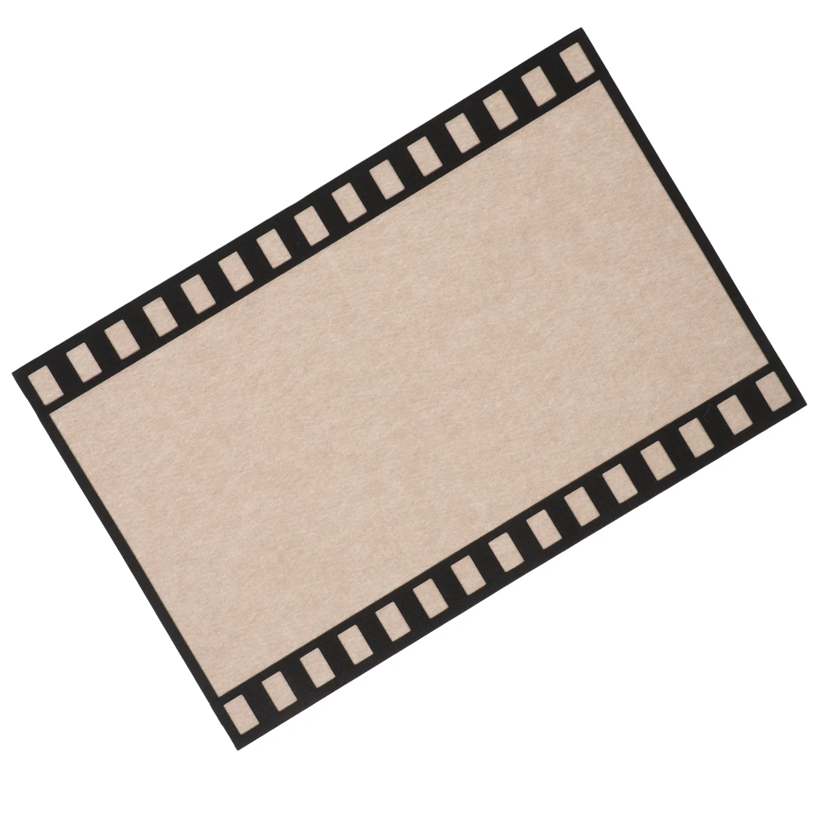 

Retro Film Memo Board 40x60cm Photo Frame Wall Decor Felt Bulletin Board Background Black felt memo strip photo booth frame