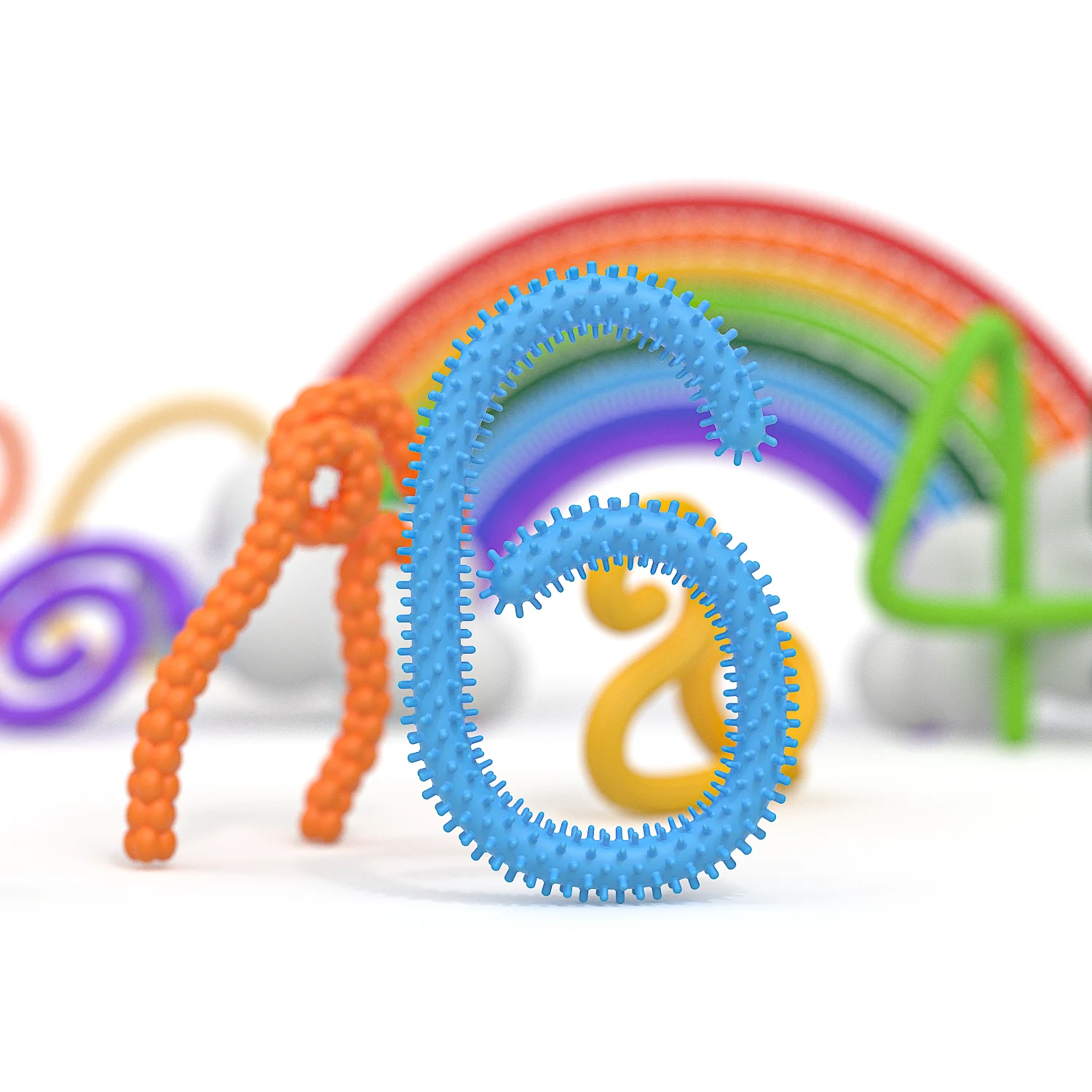 8pcs EDC Fidget Sensory Sticks toys, Worry Balls Autism Calming Kid Adults Anxiety Relief Stress Sensory Toy gifts