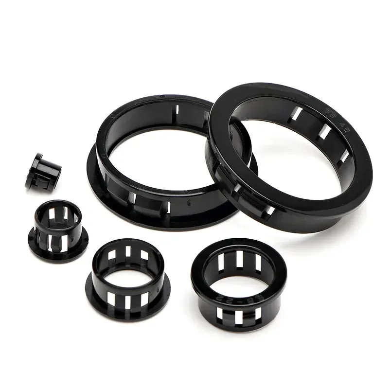 Nylon Cable Hole Plug Cover Snap-On Wire Guard Ring 8-75mm Coil Cord Protector Sleeve
