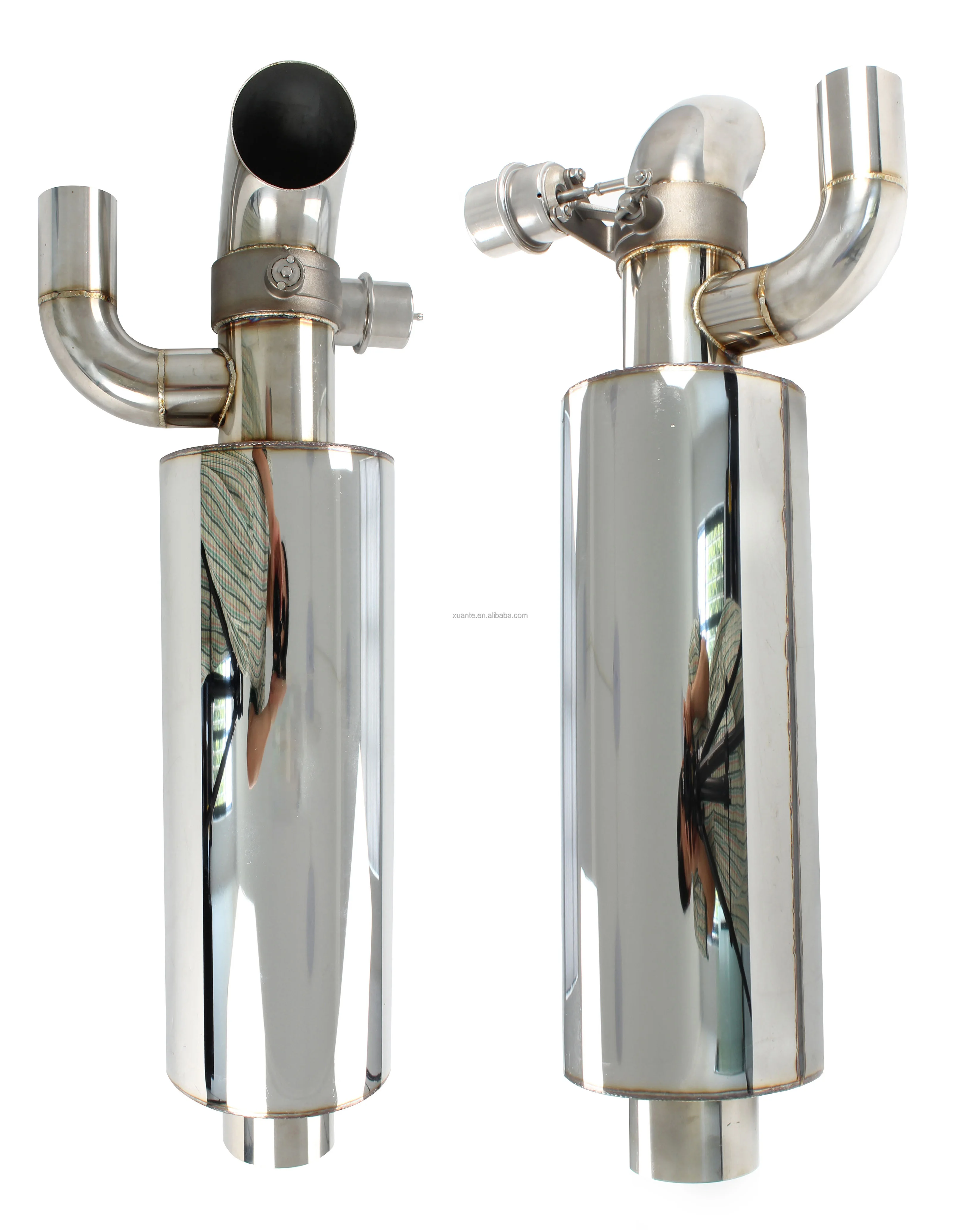 

High Performance Racing Stainless Steel Exhaust System Controller Kit Car Exhaust Pipe Pneumatic Valve Muffler for Left & Right