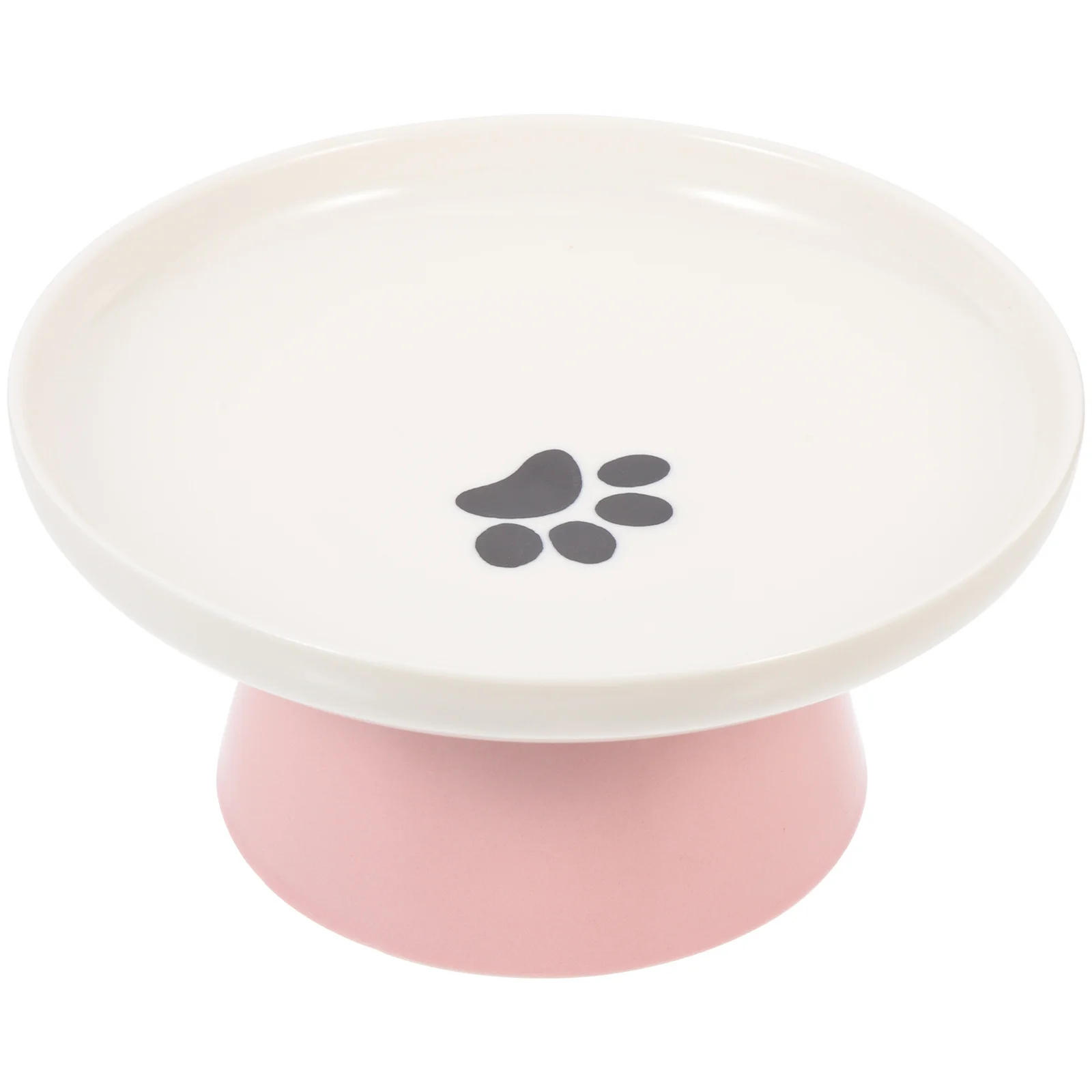 

Raised Cat Bowl Ceramic Neck Protection Pet Feeder Stable Base Washable Cat Food Holder Pet Feeder Feeding Bowl