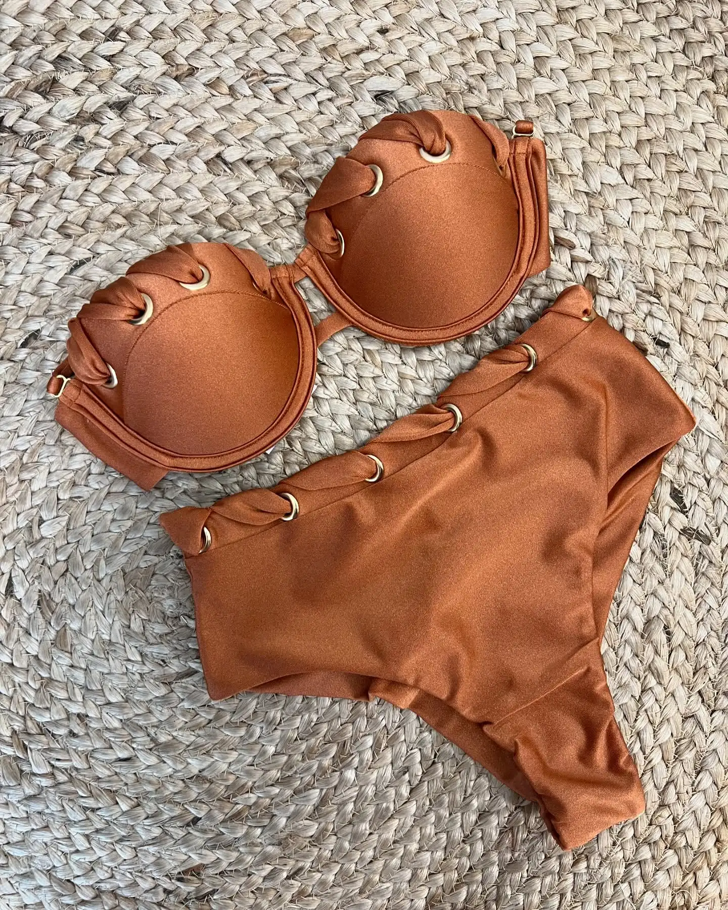 

Бикини с высокой талией, женские купальники, сексуальные бикини с открытыми плечами, женский праздничный купальный костюм, женская пляжная одежда 2024