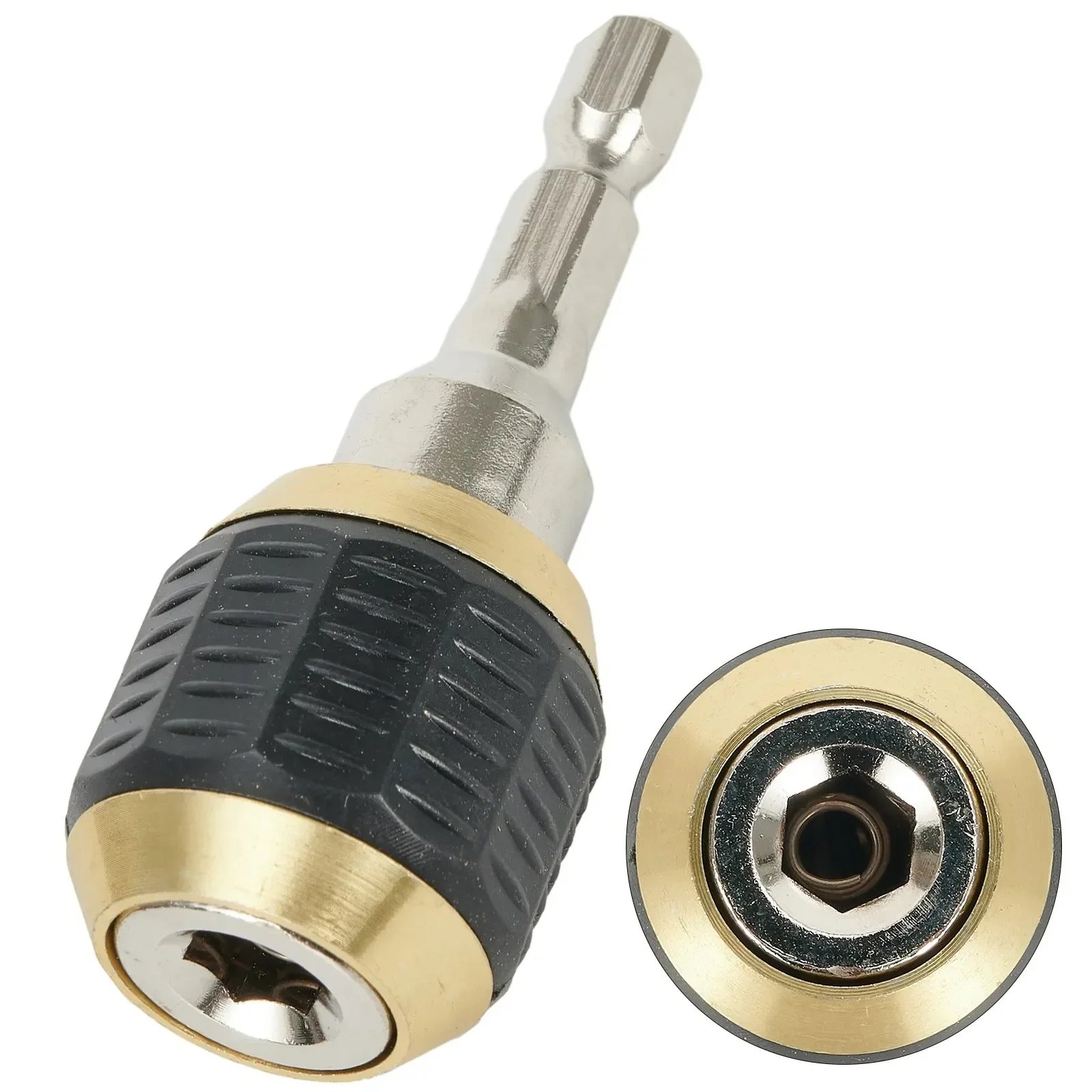 Brand New High Quality Accessories Keyless Drill Chuck Screwdriver 60mm Length Indexable Drill Bit Non-slip Handle
