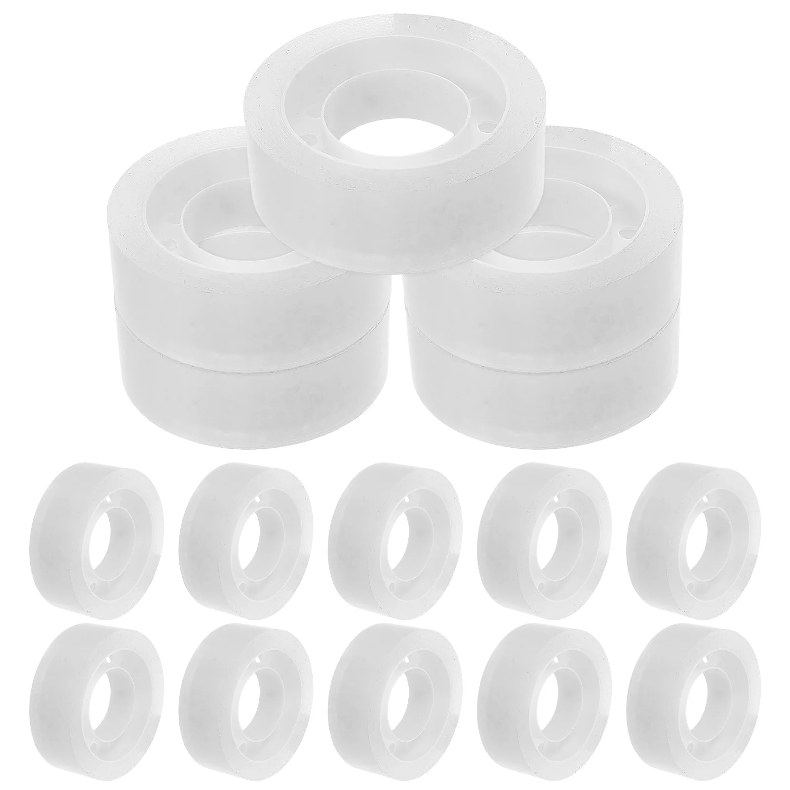 

16 Rolls Tape Clear 1 Clear Adhesive Tape 8cm Width Office School Supplies Refill Dispenser Material