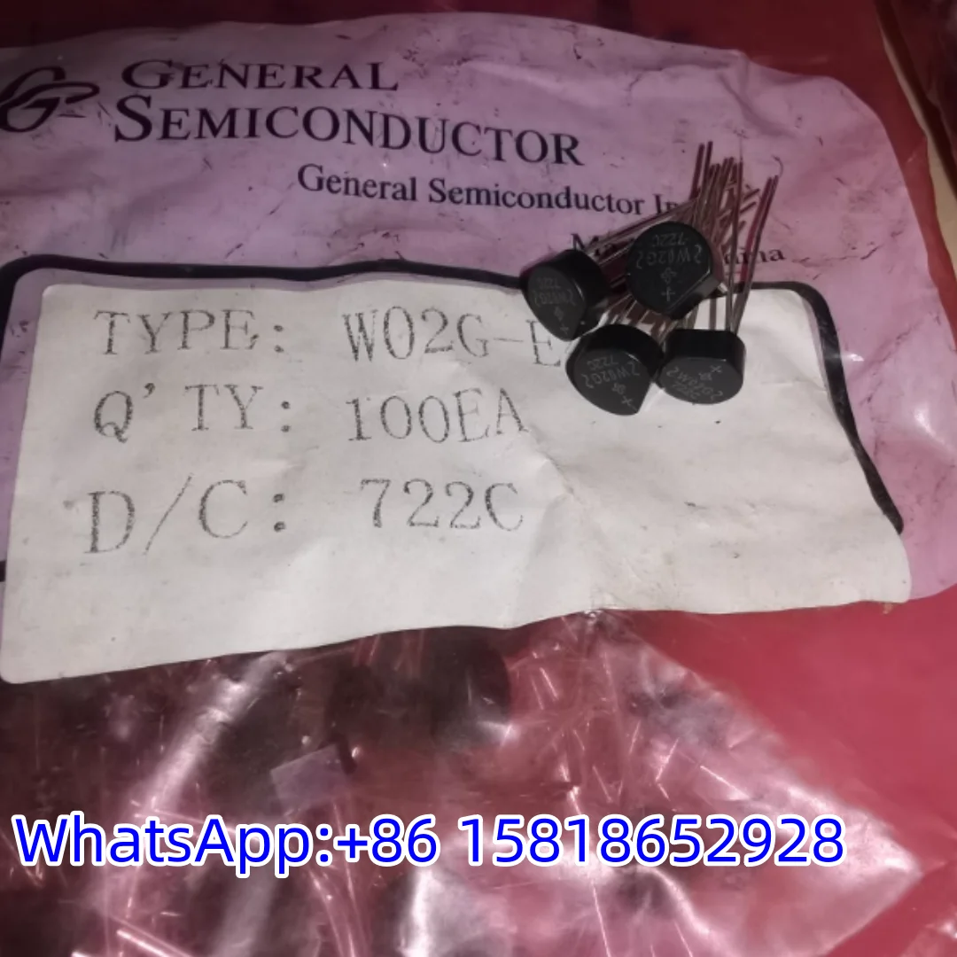 

5pcs 1.5A200V W02G VISHAY Mini Rectifier Bridge Long Copper Silver Plated Feet