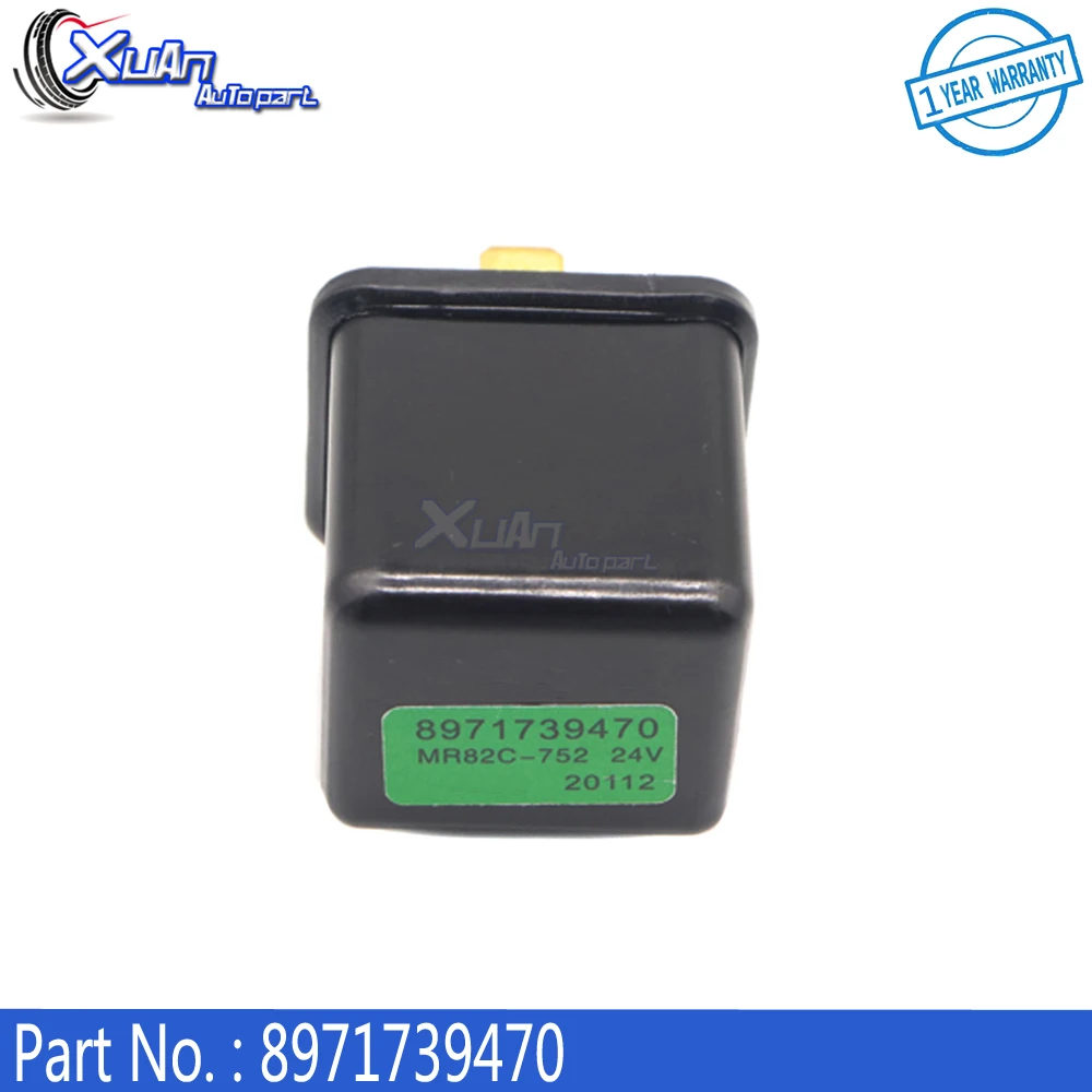 XUAN 5Pins 24V Starter Relay 8971739470 8982597790 For Isuzu Engine 4HK1 Truck NQR 8-97173947-0 8-97036359-1