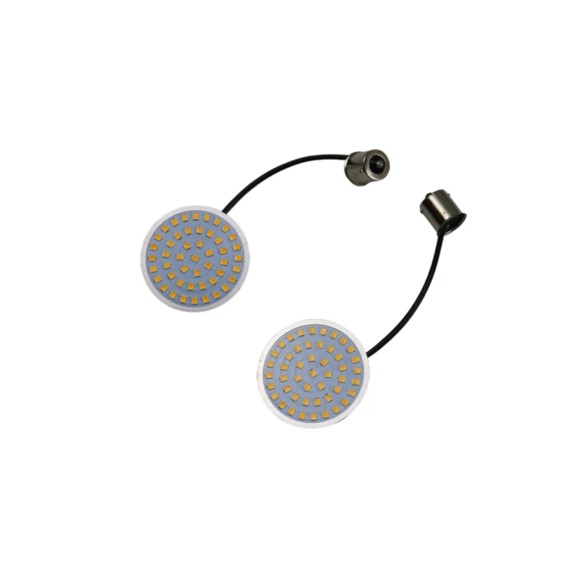 

Светодиодные указатели поворота для мотоцикла, 2-дюймовый задний стоп-сигнал Bullet для мотоциклов Harley Touring Electra Glide CVO