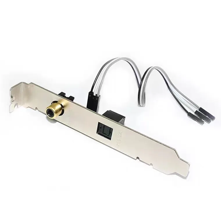 SPDIF Optical Coaxial Digital Audio Card Gold Plated Bracket for PC Motherboard Source Output DTS AC3