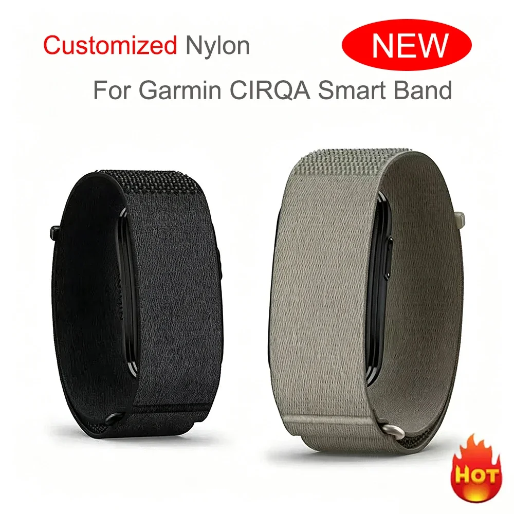 Advanced Nylon Loop Wrist Strap Replacement For Garmin CIRQA Screenless Smart Band Durable Wrist Bracelet Accessories