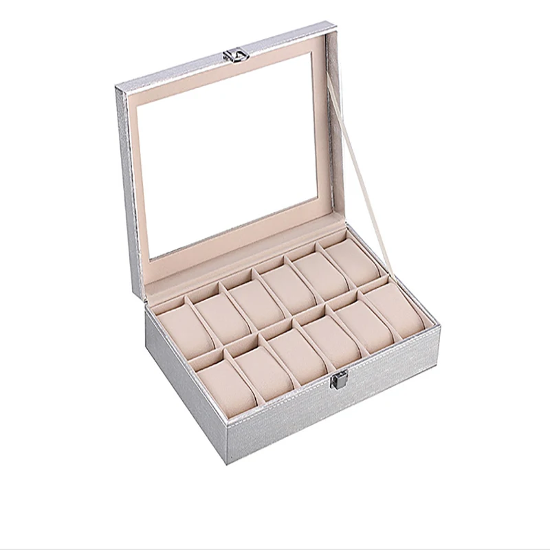 

Handmade Watch Box Holder Storage Case Organizer Time Box saat kutusu Horloge for Watch Holding regalos para hombre 30x20x8cm