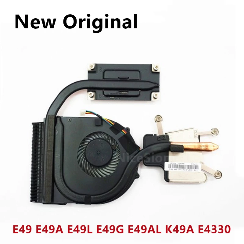 New Original For Laptop Lenovo E49A E49L E49 K49A E49G E49AL E4330 CPU Cooling Fan Heatsink Radiator Cooler Dis