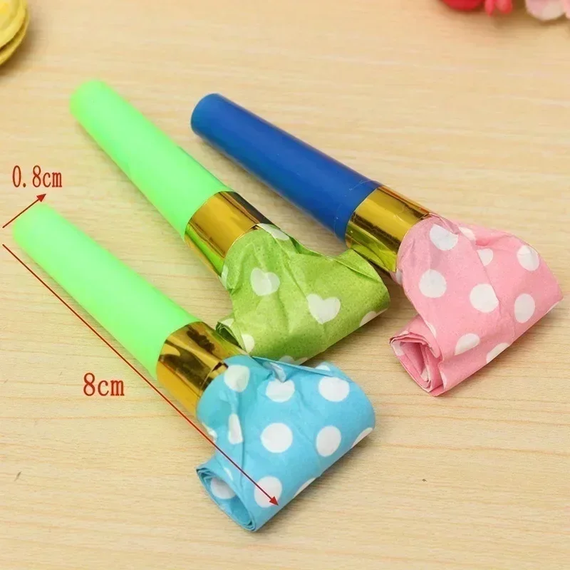 30Pcs Children's Games Whistling Birthday Supplies Fun Cheerleader Party Bar Event Atmosphere Bags Fillers Noise Prank Toys New
