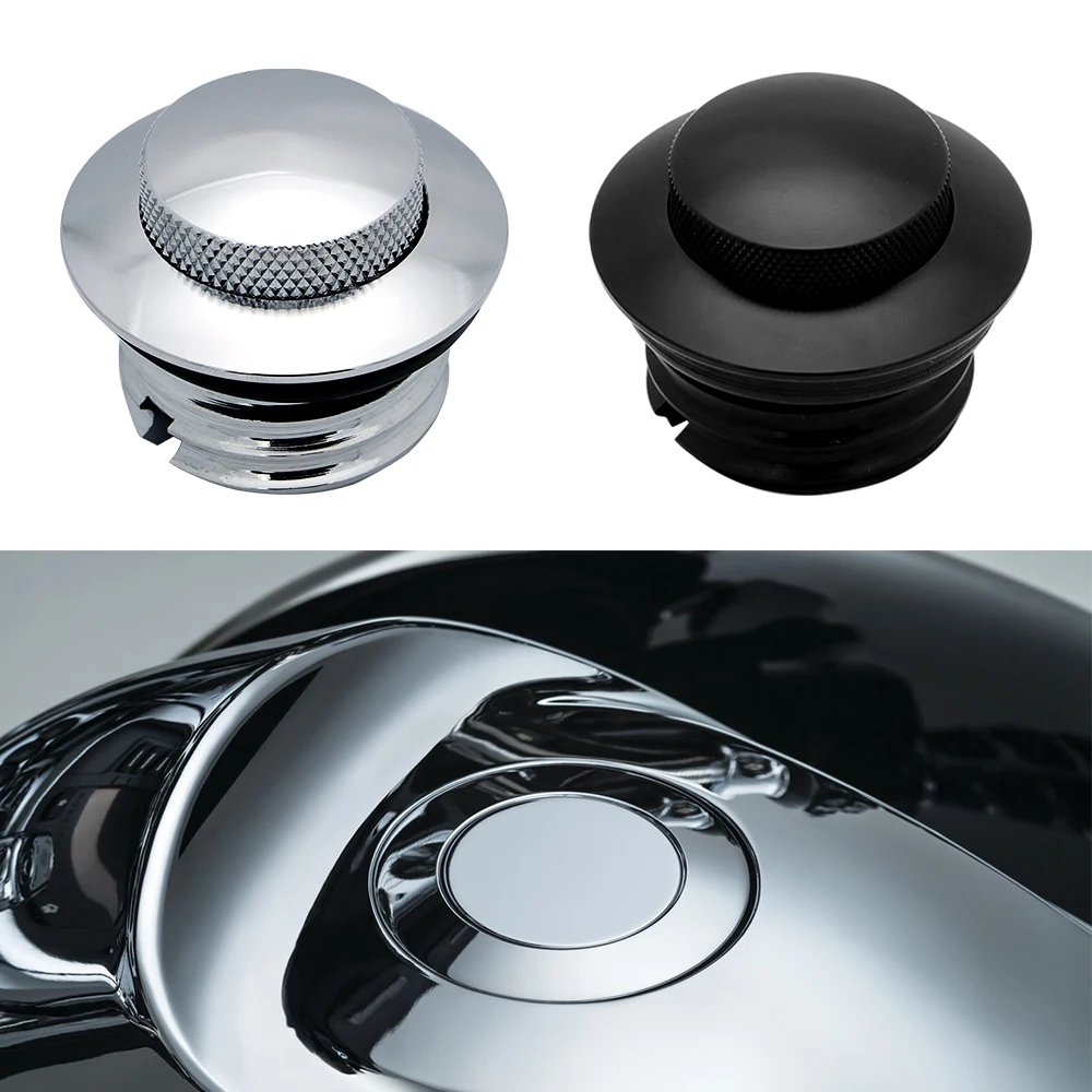 Motorcycle POP-UP Screw-In Flush Mount Fuel Tank Gas Cap For Harley Sportster XL883 XL1200 Forty eight Dyna FXD Softial Fat Boy 