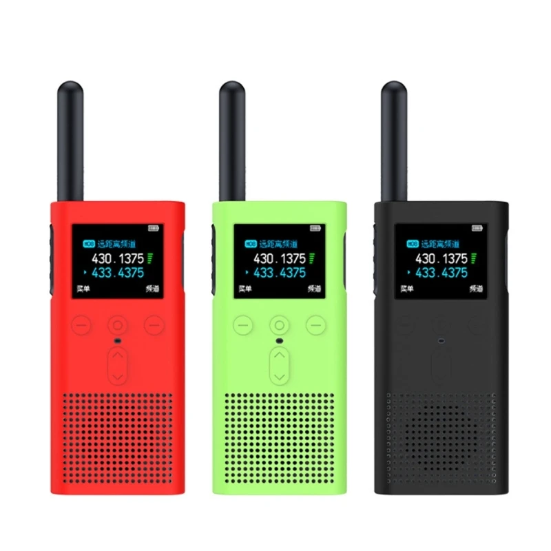 2023 Novo Rádio Em Dois Sentidos Anti-scratch Rádio Móvel Pele Manga Resistente ao Desgaste de Silicone Capa Walkie-Talkie Bag para Xiaomi 2S