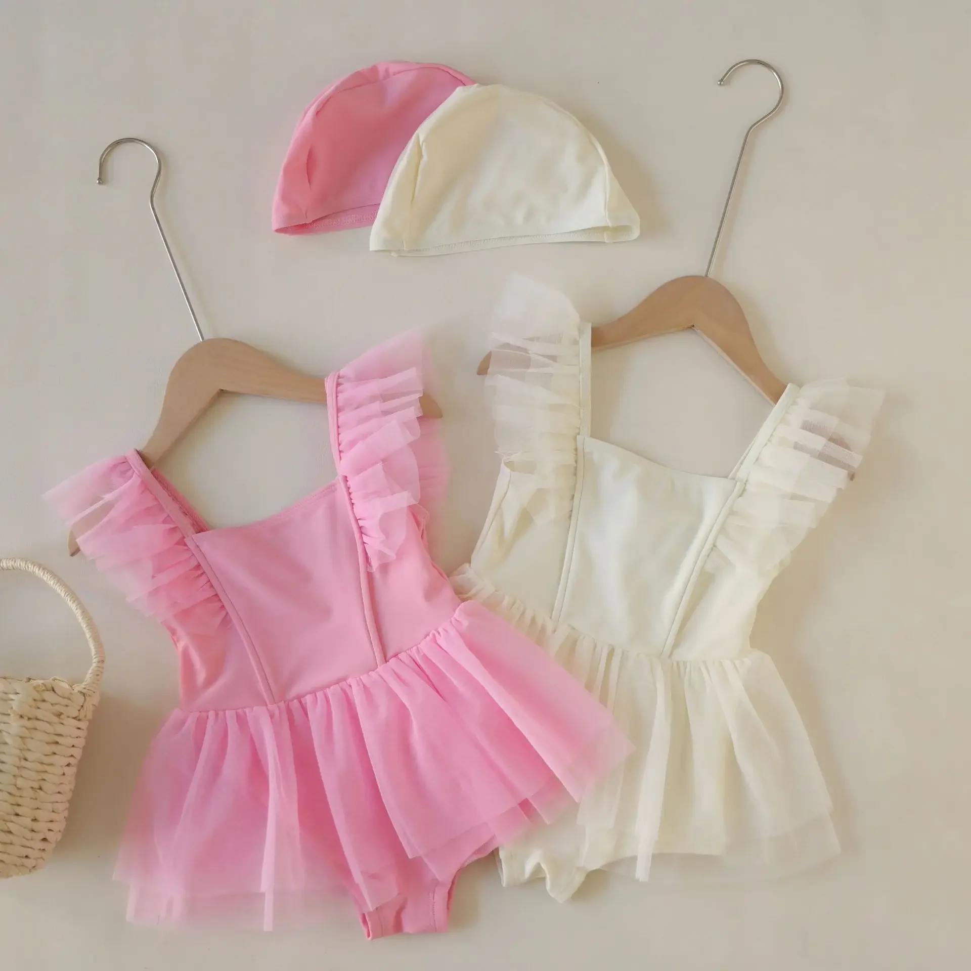 2025 New Summer Toddlers Girls Princess Cute Swimwear Printed Backless Beach Bikini Children Two-piece Swimsuits view 6