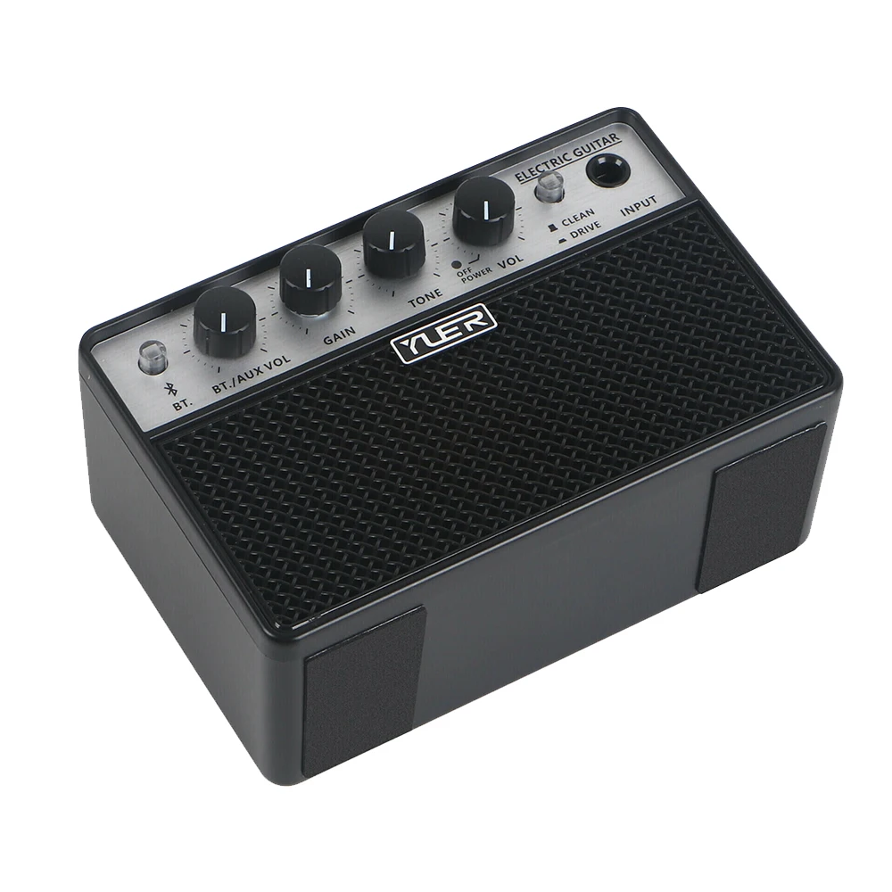 Electric Guitar Amp Mini Portable Built-in Battery Amplifier Clean/drive Effect Small Speaker Guitar Home Practice Accessories