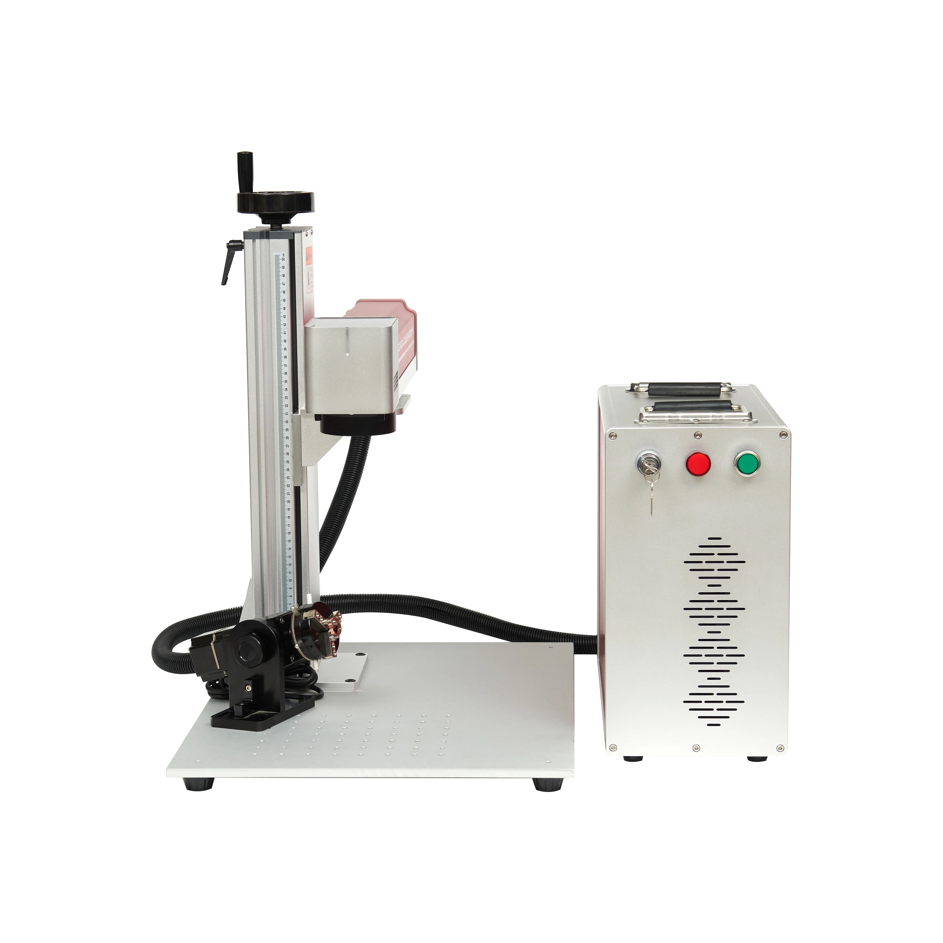 20w 30w 50w 100w Desktop portable split fiber laser marking machine for jewelry inside ring laser engraving