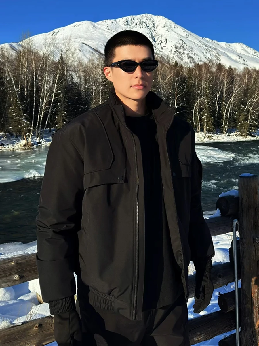 

Мужская зимняя утепленная хлопковая куртка Bla ort down: молодежная повседневная верхняя одежда с гарантией тепла