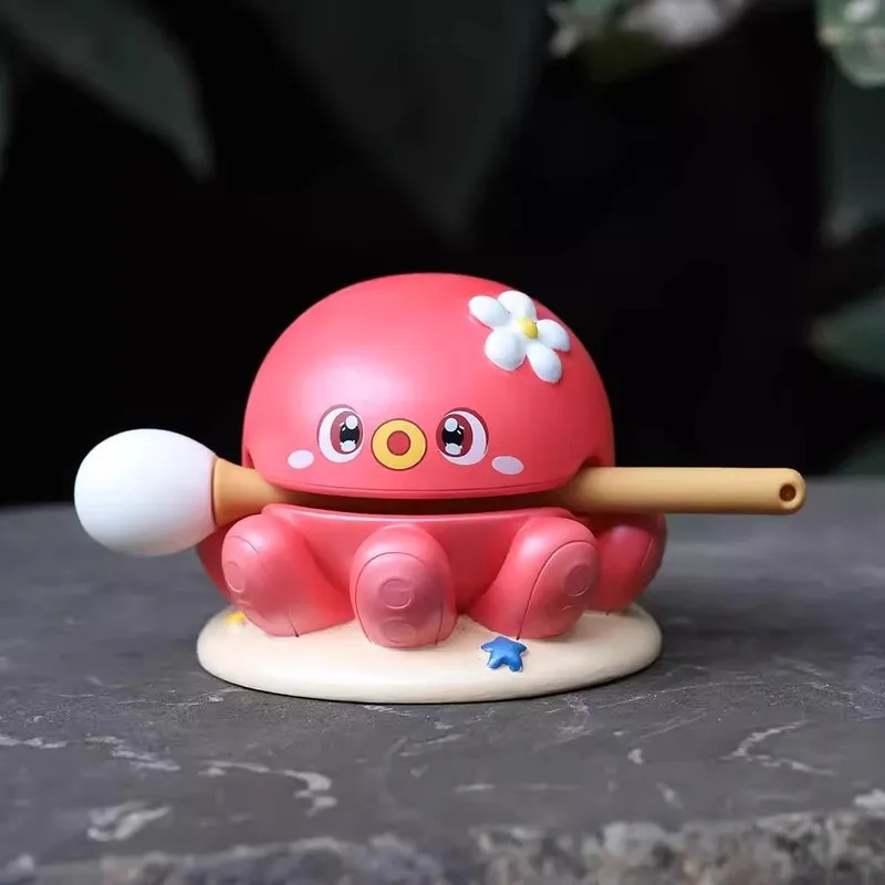 Creative Decompression Small Wooden Fish Blind Box Knocking Music Emotional Stability Decompression Office Desktop Ornament Toy