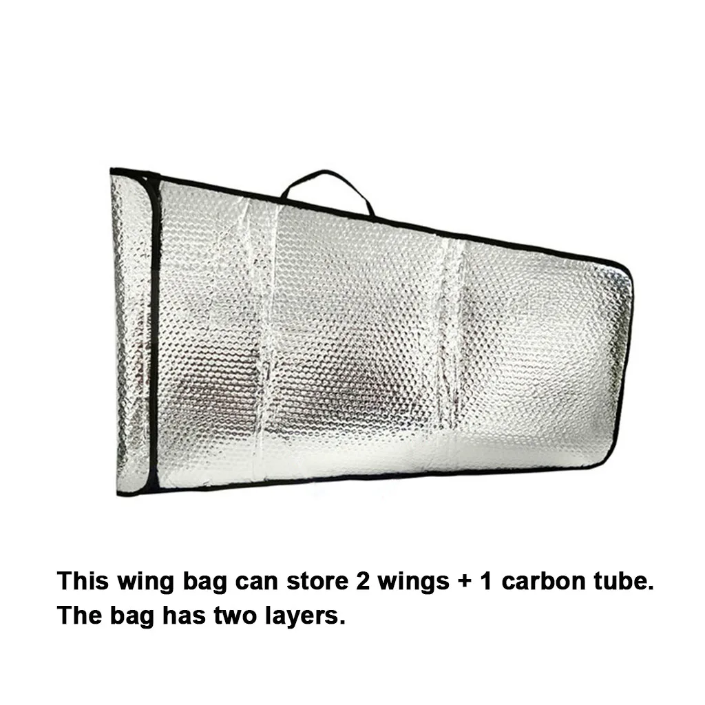 1Pcs RC Fixed Wing Model Glider Wing Protection Bag Double Layer Bubble Protection Wing Bag 30E 70E 30cc 50cc