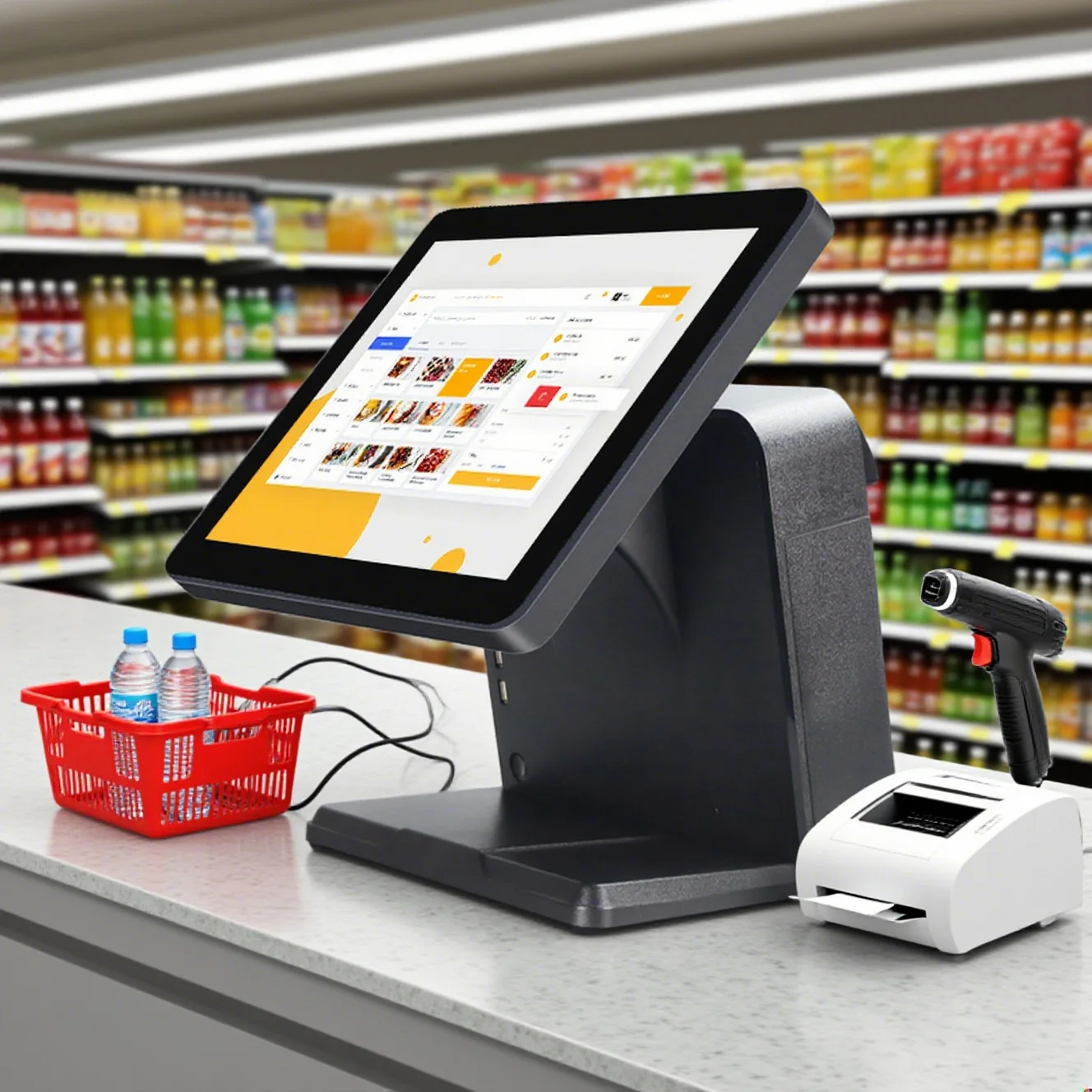 

15.6'' Touch Screen China POS Electronic Terminal Cash Register Machine System Desktop Touchscreen Pos Systems