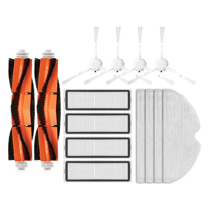 

[NEW!N92R】 Replacement Accessories Kit For For Mijia 1C 1T Mi Robot Vacuum Cleaner- Dreame F9 Hepa Filter Main Side Brush