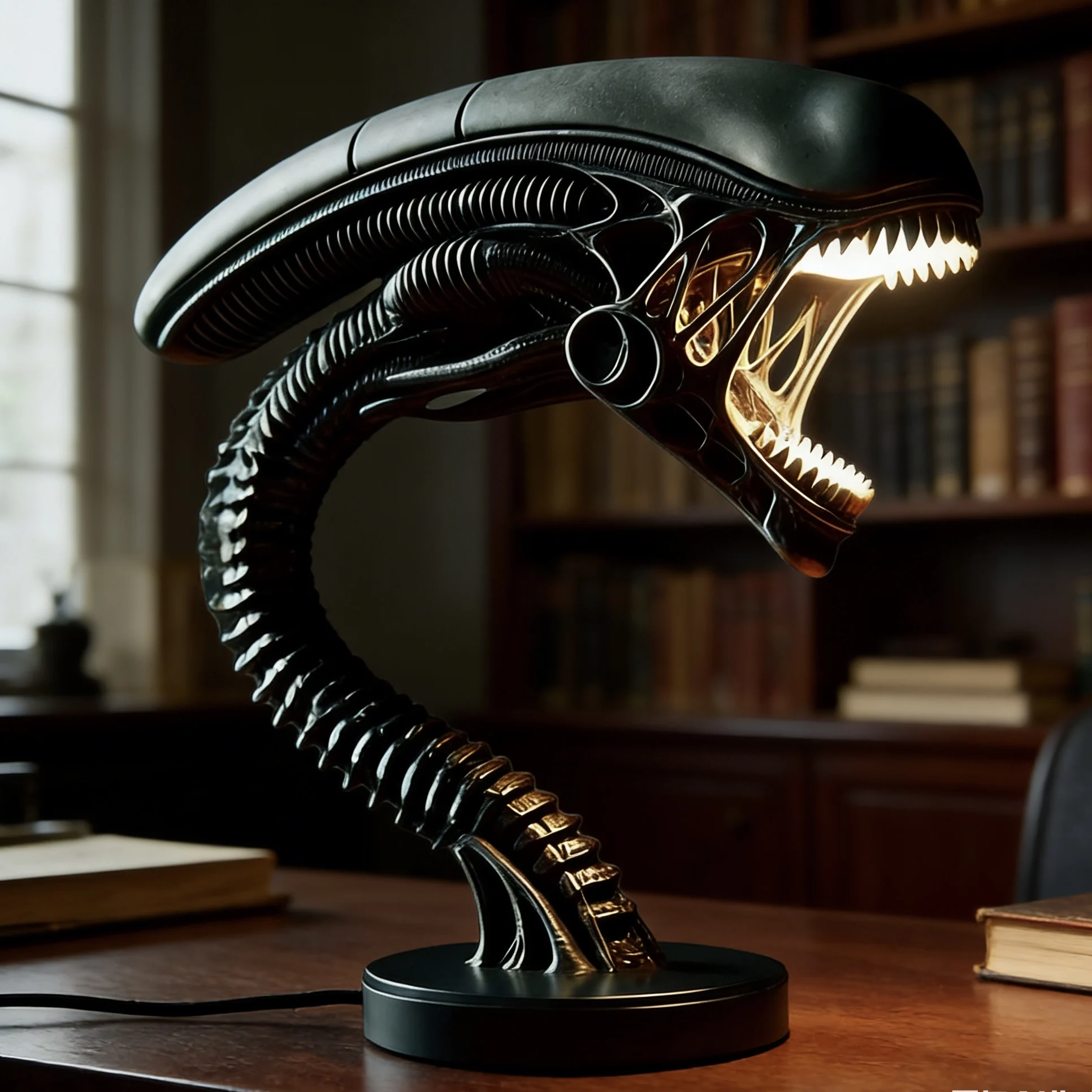 

Alien Creature Lamp Stand Home Bedroom Table Night Light Alien Creature Light Holder Ornament Home Decoration Desk Lamp