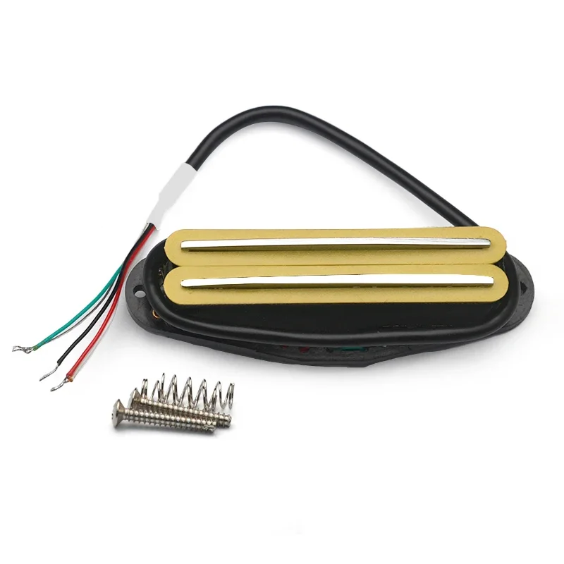 Alnico II Twin Rail Mini Humbucker ST Single Coil Pickup 9K 4 Conducts Output Coil Splitting Alnico 2 Pickup Multi Colour