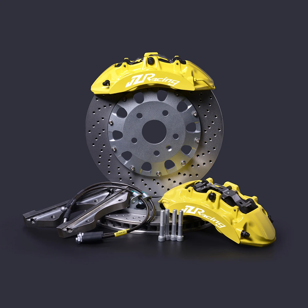 forJZRacing-12 High Performance 6-Pot Forged Aluminum Brake Caliper Kits Dragon Brake Disc BBK for 18/19/20 Inch Wheels 85%